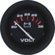 Amega Domed voltmeter 24V - 64279e - 64279E
