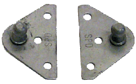 Sierra Nautalift, RVS vlakke houder met 10mm-kogelaansluiting, breedte 2,25" (57mm) - 64gs62850 72dpi - 64GS62850