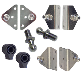 Sierra Nautalift, RVS 90&deg; houder met 10mm-kogelaansluiting, breedte 2" (51mm), liphoogte 12,7mm  per stuk - 64gs62850 - 64GS62900