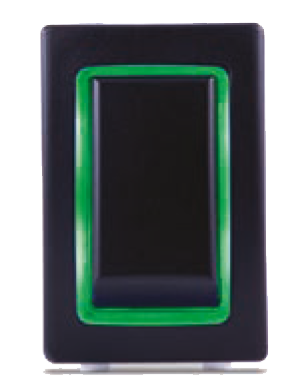 Sierra Waterdichte (IP68) HALO continue verlichte schakelaar; LED Groen, SPST, ON-OFF - 64rk40610g 72dpi 1 - 64RK40610G