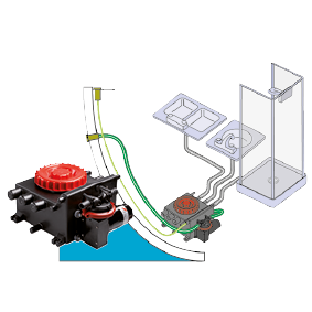 Johnson Pump Grijswater-tank, 185x280x340mm, incl. ultima switch vlotterschakelaar - 660913384 2 72dpi - 660913384