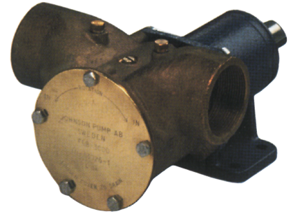 Johnson Pump Impellerpomp F9B-3000, 389l/min, voetmontage (met mechanical seal & RVS deksel) - 6610130261 72dpi - 6610130261