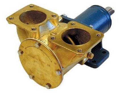 Johnson Pump Impellerpomp F9B-3000TSS, 389l/min, voetmontage (met mechanical seal & RVS deksel) - 66101317701 1 - 66101317701