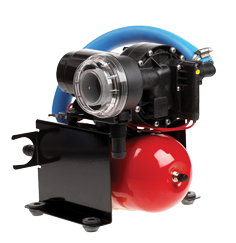 Johnson Pump Aqua Jet Uno waterdruksysteem WPS 3.5, 24V/100W, 13l/min, max. 2.8bar, stalen tank 2l - 66101340802 72dpi - 66101340802