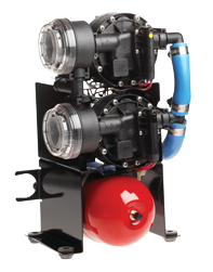 Johnson Pump Aqua Jet Duo waterdruksysteem WPS 10.4, 24V/200W, 36l/min, max. 2.8bar, stalen tank 2l - 66101340902 72dpi - 66101340902
