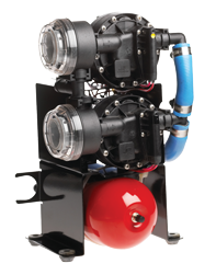 Johnson Pump Aqua Jet Duo waterdruksysteem WPS 10.4, 24V/200W, 36l/min, max. 2.8bar, stalen tank 2l - 66101340902 72dpi - 66101340902