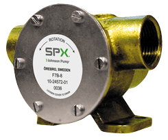 Johnson Pump Bronzen impellerpomp F35B-8, 20,5l/min, binnendraad 3/8", voetmontage/pulley-aandrijving - 66102456901 - 66102456901