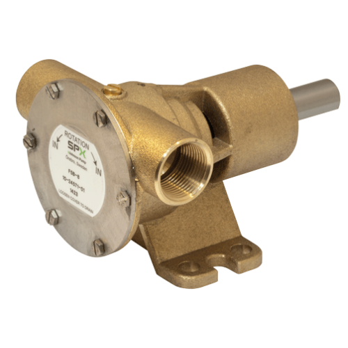 Johnson Pump Bronzen impellerpomp F5B-8, 46l/min, binnendraad 3/4", voetmontage/pulley-aandrijving - 66102457101 1 - 66102457101