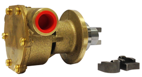 Johnson Pump Zelfaanzuigende bronzen koelwater-impellerpomp F4B-9 (Vetus) - 6610351611 1 - 6610351611