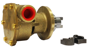 Johnson Pump Zelfaanzuigende bronzen koelwater-impellerpomp F4B-9 (Vetus) - 6610351611 1 - 6610351611