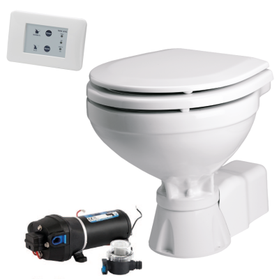 Johnson Pump AquaT silent-electric scheepstoilet, 24V/7A, compact pot - 66804723102 - 66804723102