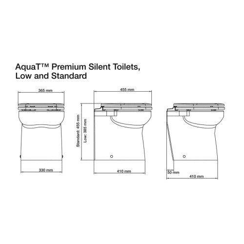 Johnson Pump AquaT silent premium-electric scheepstoilet, standaard model, schuin, 24V/10A - 66804723602 03 72dpi - 66804723602