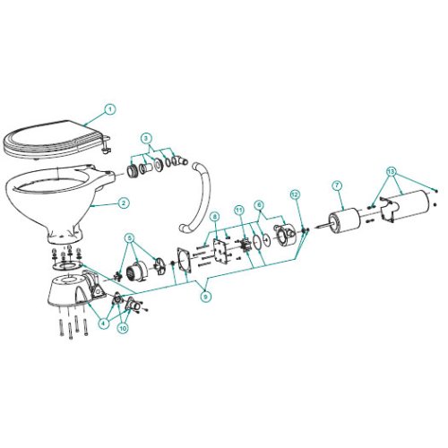 Johnson Pump Toiletpot voor scheepstoilet Johnson comfort model - 66814724502 01 72dpi - 66814724502
