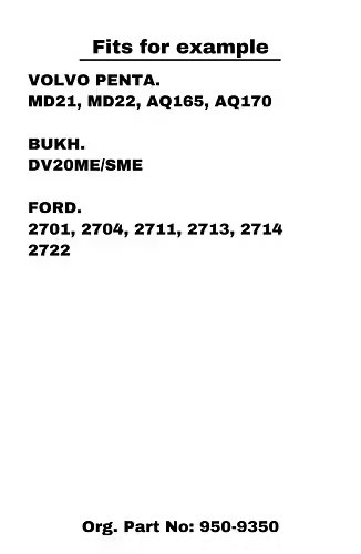 Johnson Pump Set RVS vleugelmoeren 'Pinwing' & draadeind, set A (6st. 8/32 x M4) - 669509350 02 - 669509350