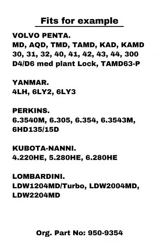 Johnson Pump Set RVS vleugelmoeren 'Pinwing' & draadeind, set E (6st. M5 x M5) - 669509354 02 - 669509354
