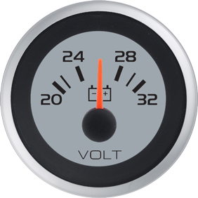 Argent Pro voltmeter 20-32V - 70597ssfe 72dpi - 70597SSFE
