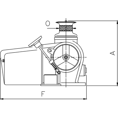 Lofrans windlasses Ankerlier model 'Titan B', 24V, 2300W, 2x kettingschijf 12-13 DIN 1x verhaalkop - 71232 01 72dpi - 71232