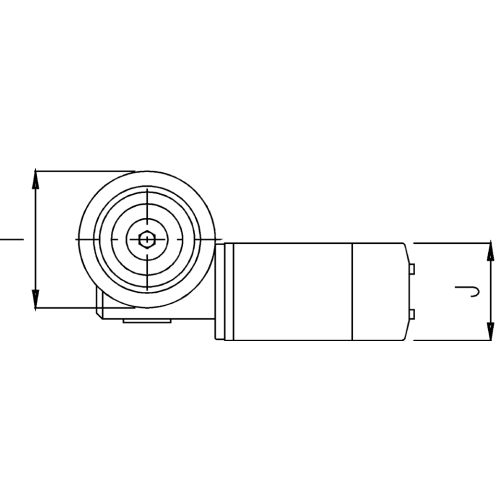 Lofrans windlasses Capstan verticaal, model 'T700', 12V, 700W - 71720 02 72dpi - 71720