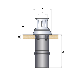 Inline Verticale Capstan, model 'Izmir', 12V, 800W - 72819 dims 72dpi - 72819