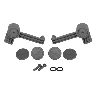 Go&iuml;ot Cristal/Integration (46.33-serie) plastic interieurhandelset, groot, inclusief montageset (grijs) - 73101704 1 - 73101704