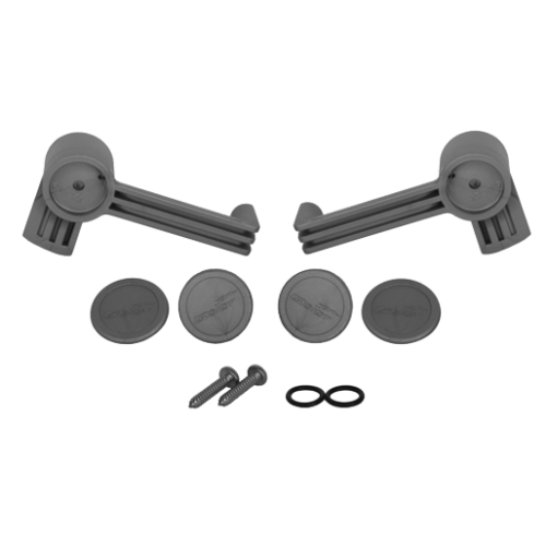 Go&iuml;ot Cristal/Integration (46.33-serie) plastic interieurhandelset, groot, inclusief montageset (grijs) - 73101704 1 - 73101704