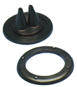 Kabeldoorvoer/Balg dubbel met losse montagering, gatmaat &Oslash;72mm, buitenmaat &Oslash;105mm, H=52mm - 9001064 - 9001064