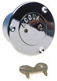 Dekvuldop messing verchroomd 'Aqua', 1-1/2" inwendige draad - 9001175 1 - 9001175