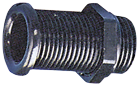 Kunststof doorvoer (loospijp), &Oslash;22mm, L=155mm, zwart - 9001422 2 - 9001422
