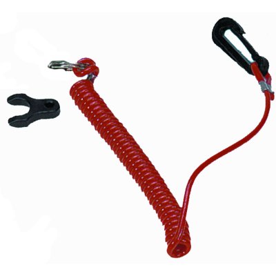 Noodstopclip met spiraalsnoer voor Mariner/Tohatsu - 9002906 1 - 9002906