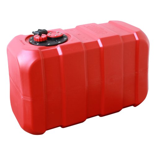 Kunststof inbouw brandstoftank 62l, 660x300x410mm met flensplaat - 9008080 - 9008080
