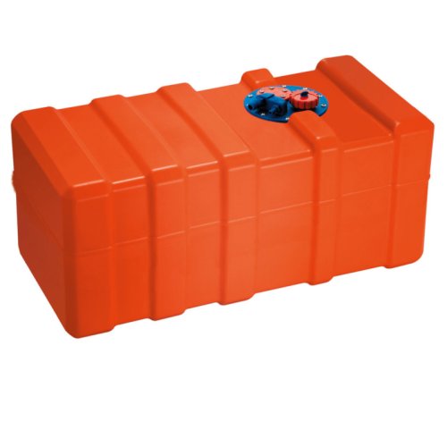 Kunststof inbouw brandstoftank 102l, 800x400x400mm met flensplaat - 9008102 - 9008102