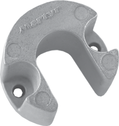 Aluminium anode Mercruiser/Sterndrive Bravo 1/2/3 (Gen II), Lift-Ram Horseshoe (OEM 806190) - 9017010a - 9017010A