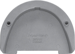 Magnesium anode Volvo Penta sterndrive, transom plate voor SX-drive (OEM 3855411) - 9017031m - 9017031M