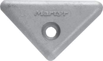 Zink anode Volvo Penta sterndrive, triangle voor 290/290DP/SX/DP-X (OEM 872193) - 9017038 - 9017038