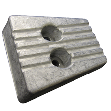 Aluminium anode Volvo Penta sterndrive, transom shield voor SXA/DPS (OEM 3841427) - 9017046a - 9017046A