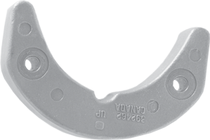 Aluminium anode OMC/Johnson/Evinrude, Small Horse Shoe (OEM 392462) - 9017085a - 9017085A