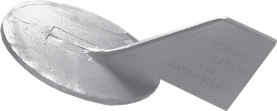 Zink anode Yamaha outboard, skeg (OEM 688-45371-02) - 9017102 - 9017102