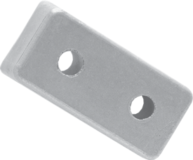 Aluminium anode Yamaha-/Honda outboard, small block (OEM 6EO-45251-11) - 9017103a - 9017103A