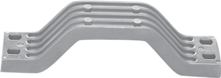 Zink anode Yamaha outboard, handle bar (OEM 6G5-45251-01) - 9017106 - 9017106