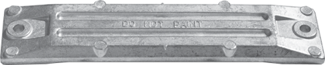 Aluminium anode Honda outboard, Small bar (35-50pk) (OEM 06411-ZV5-000) - 9017120a - 9017120A