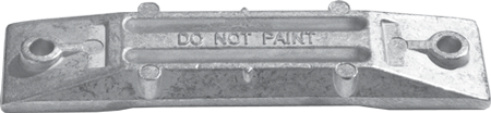 Aluminium anode Honda outboard, Large bar (75-115pk) (OEM 06411-ZW1-000) - 9017121a - 9017121A