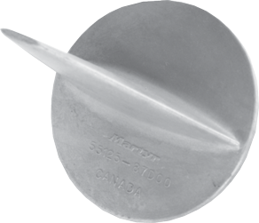 Zink anode Suzuki outboard, standard skeg (OEM 55125-87D00) - 9017130 - 9017130
