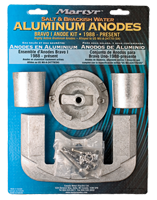 Aluminium anode kit, Bravo-1 >1988 - 9017501a - 9017501A
