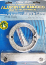 Aluminium anode kit, Volvo 280 Dual Prop - 9017511a - 9017511A