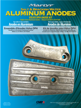 Aluminium anode kit, Volvo DPH - 9017515a - 9017515A