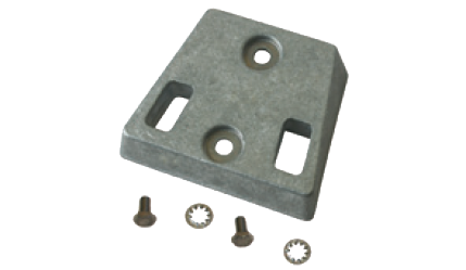 Navalloy Anode transom mount - 9017655a - 9017655A