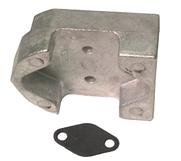 Navalloy Mercury Anode; Gimbal Housing Block - 9017667a 1 - 9017667A