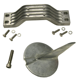 Yamaha 200-250hp, 4 stroke Navalloy anode kit - 9017690a - 9017690A