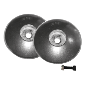 Navalloy Rudder/Trim Tab Anode; 48mm Rudder Trim Tab Double - 9017695a 2 - 9017695A