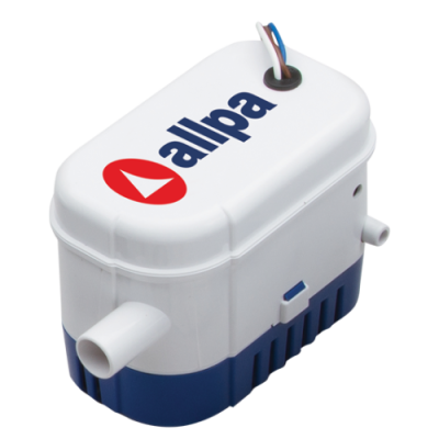 Bilgepomp met ge&iuml;ntegreerde vlotterschakelaar, 32l/min, 12V, 1.8A, &Oslash;19mm-slangaansluiting - 9018112 - 9018112